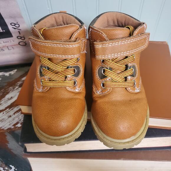 pre-owned Carter’s Toddler Boys Mitch Motorcycle Boots US Boys 7M - Picture 6 of 9